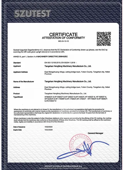 Certificates